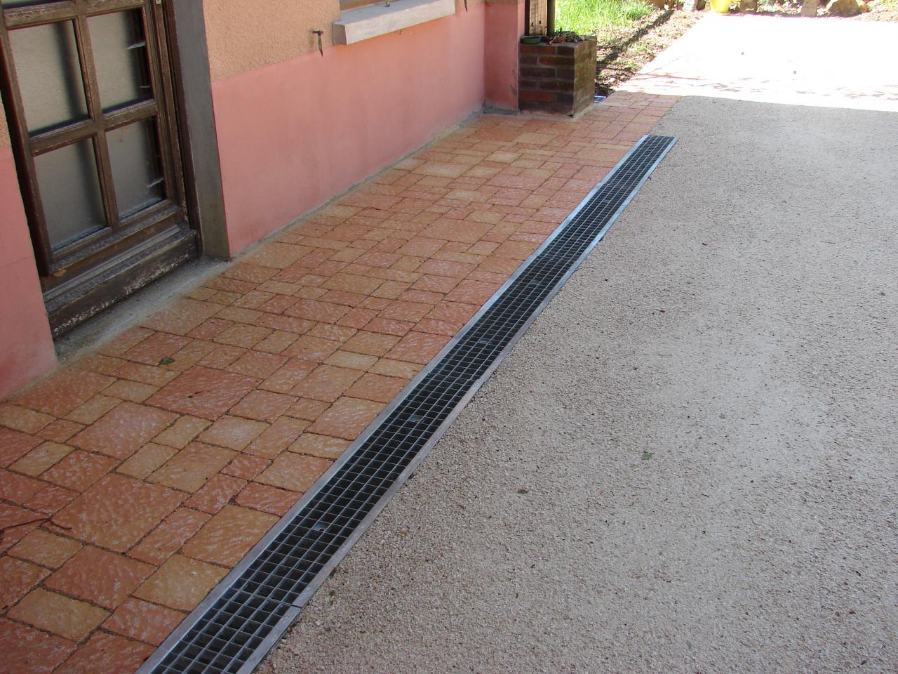 Trottoir en pavés