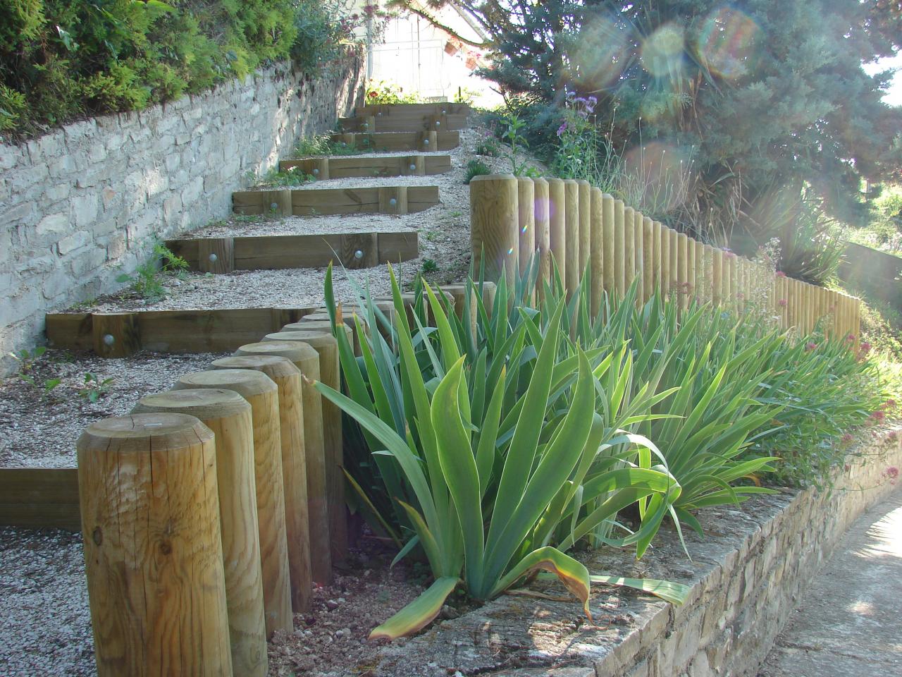 Escalier de jardin