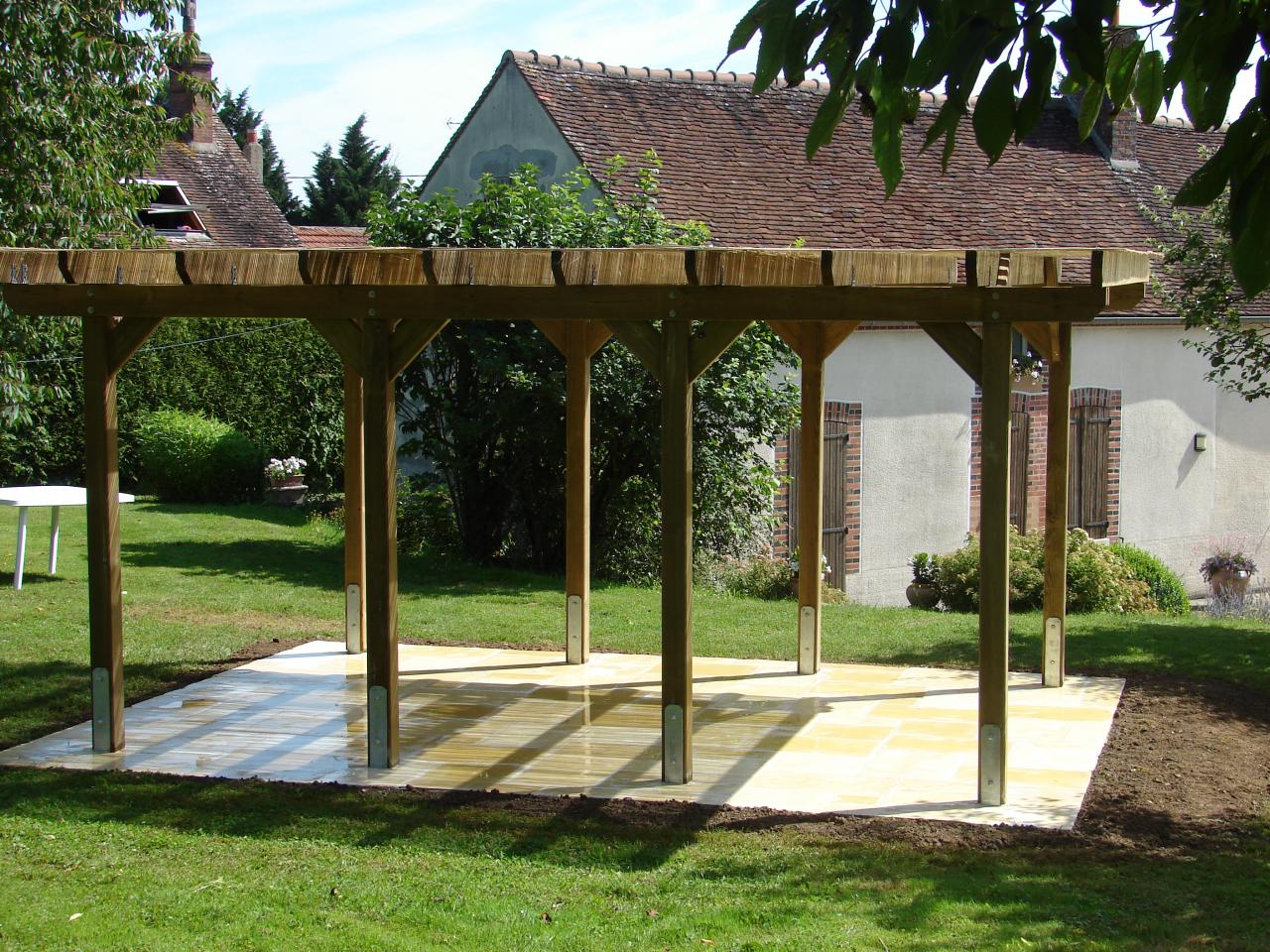 Pergola et Dallage